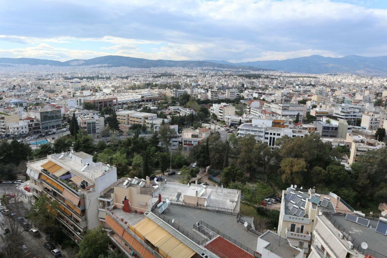 Great City View At A Safe Neighborhood Near Metro Athens Exterior photo
